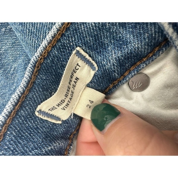 Madewell the mid-rise perfect vintage Jean women’s size 24 - Picture 7 of 8